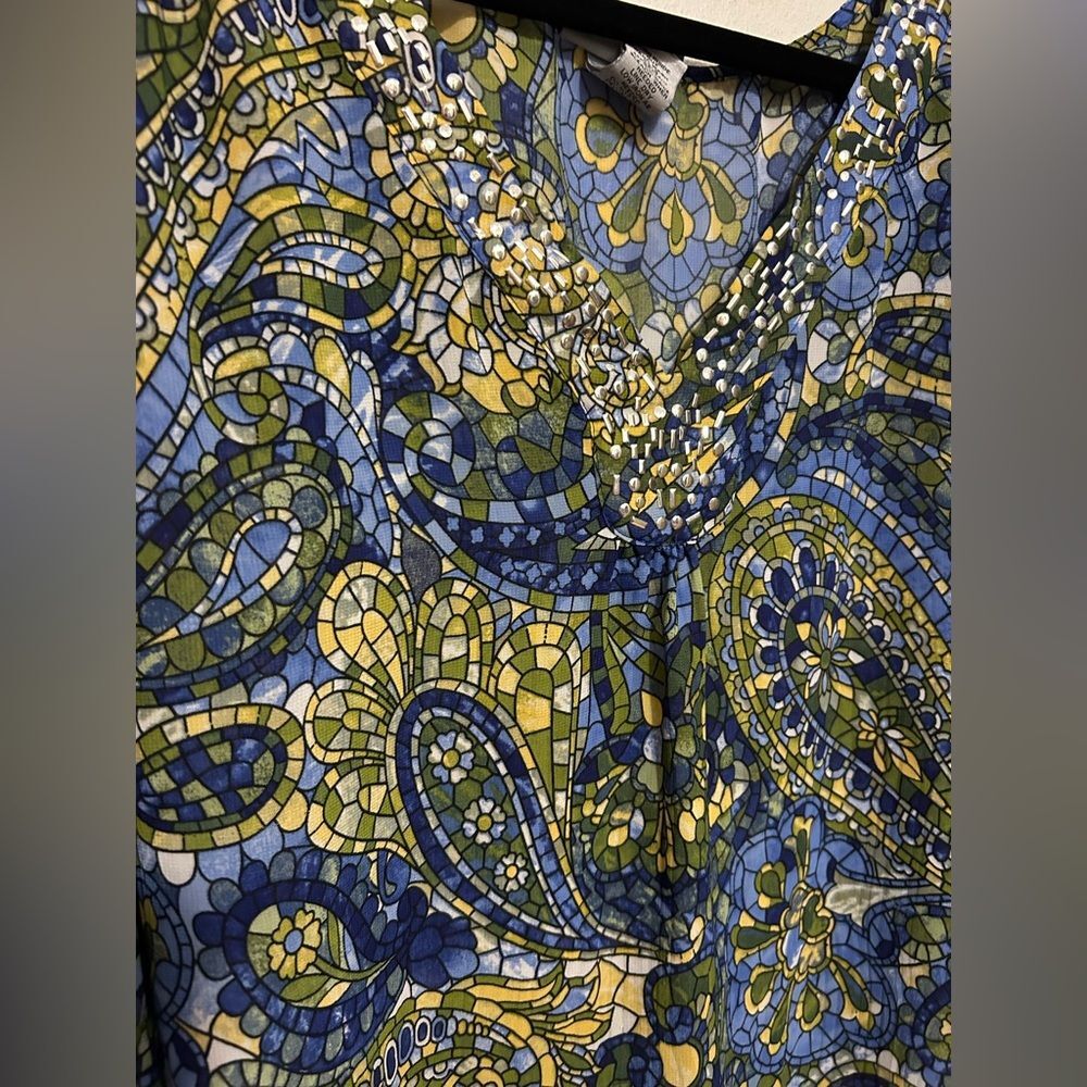 Catherine’s Tunic 3/4 sleeve lightweight top size 5X - Picture 3 of 12